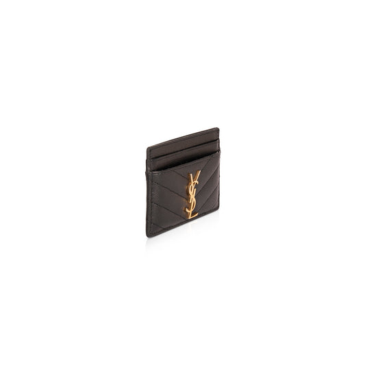 Saint Laurent 2020 Monogram Leather Card Holder