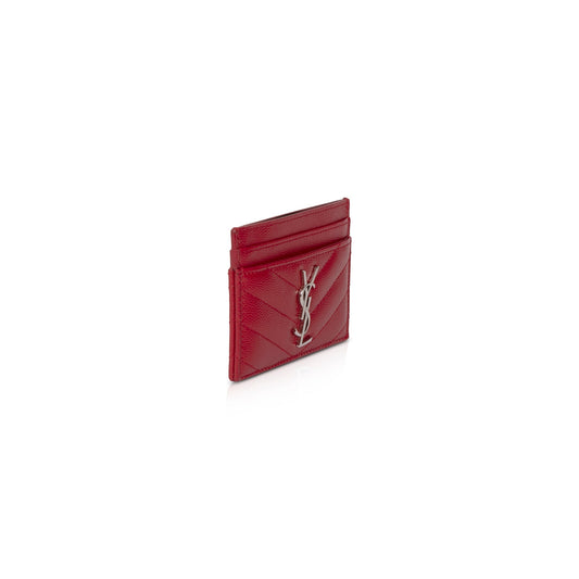 Saint Laurent 2020 Monogram Leather Card Holder