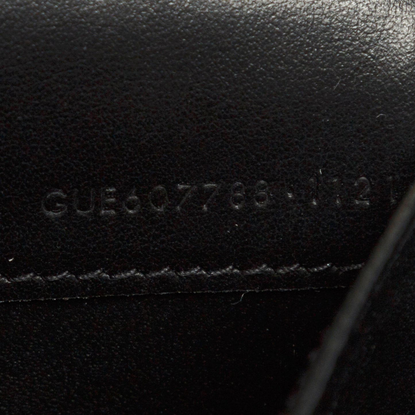 Saint Laurent 2021 Crocodile-Embossed Uptown Chain Wallet