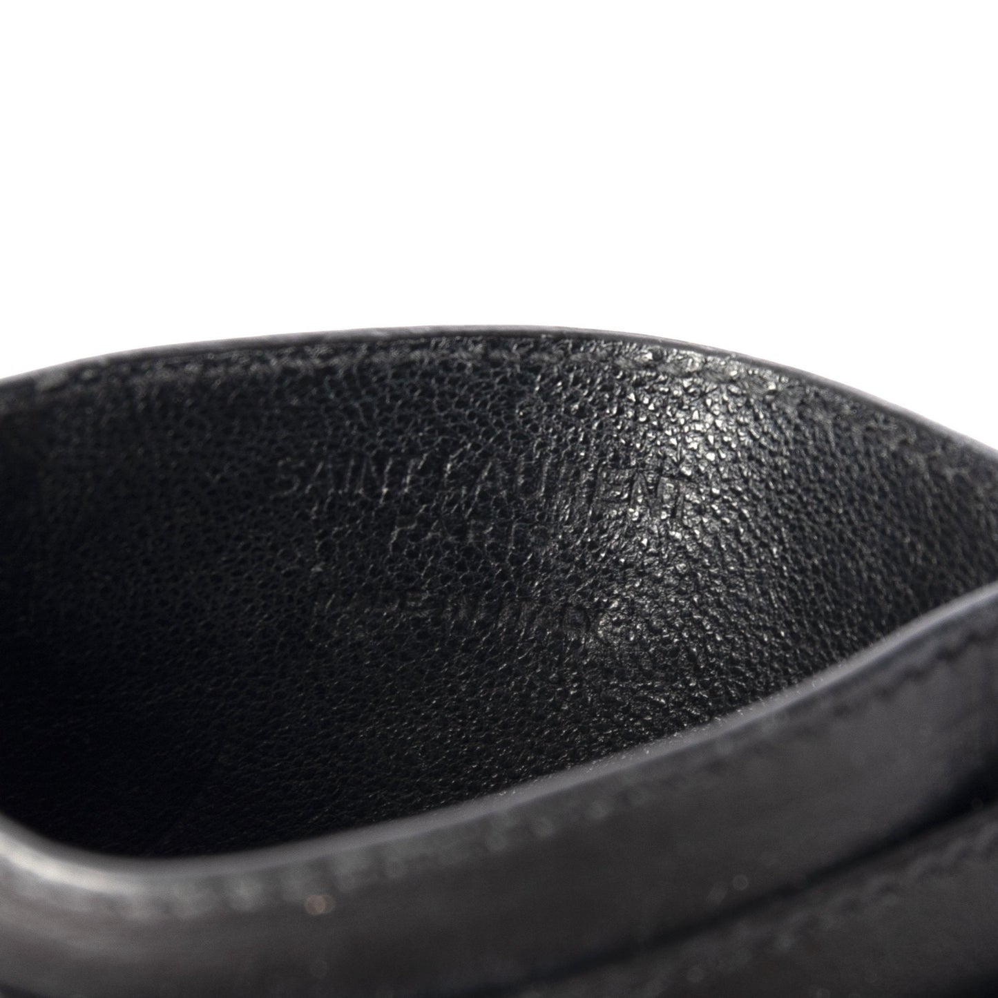 Saint Laurent Patch Leather Card Holder