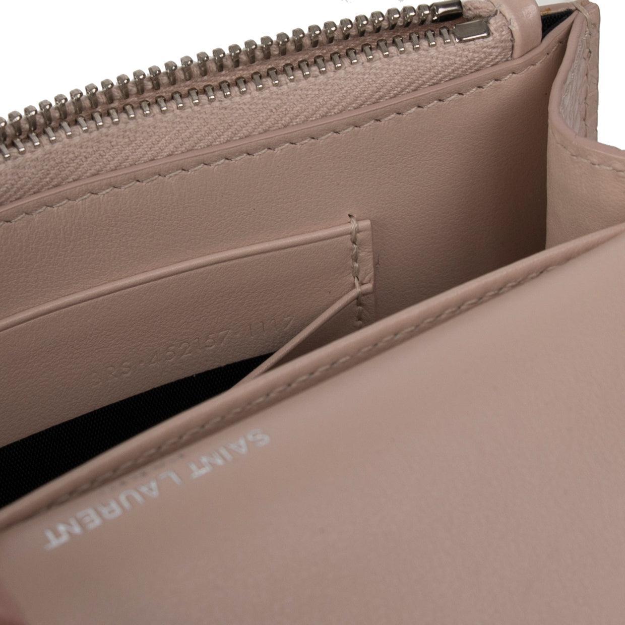 Saint Laurent Small Crocodile Embossed Sunset Bag
