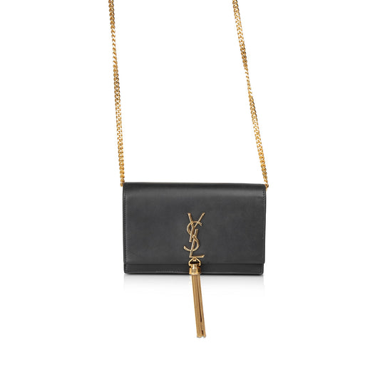 Saint Laurent Small Kate Tassel Wallet on Chain