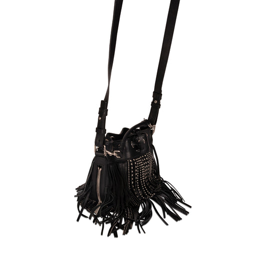 Saint Laurent Small Studded Emmanuel Bucket Bag