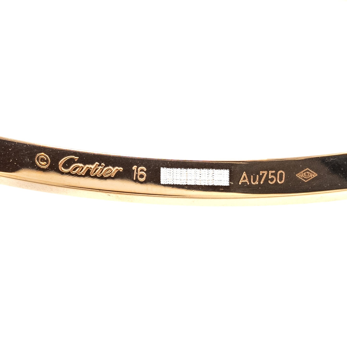 Cartier Size16 lovebracelet small model rose gold