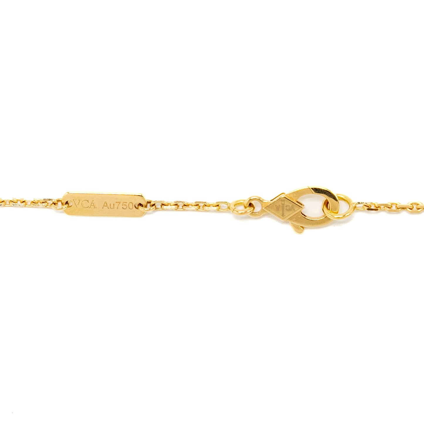 Van Cleef and Arpels Vintage Alhambra Pendant 18K yellow gold / Carnelian