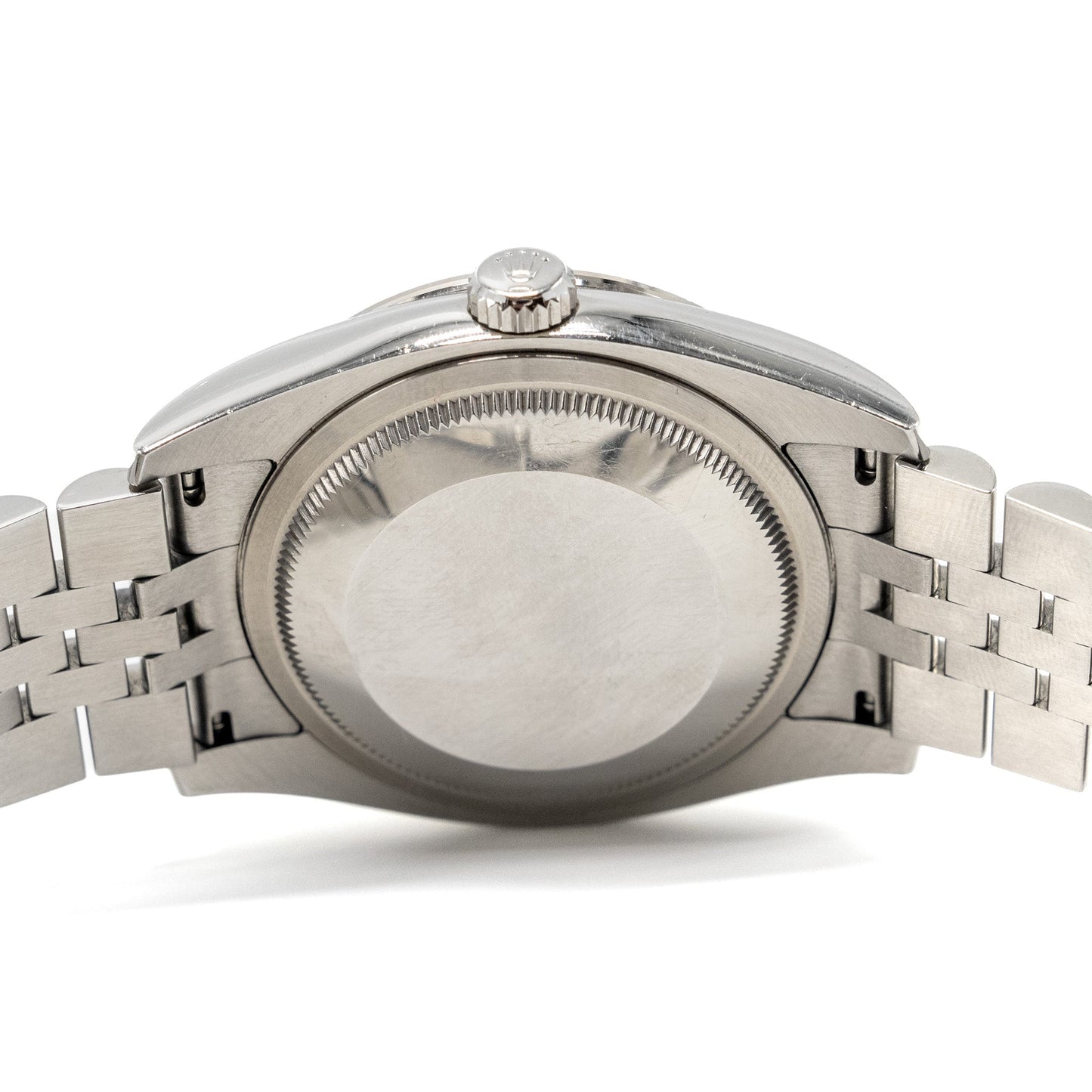 Rolex Datejust 36 Oystersteel/White Gold, Bright Black Diamond-Set Dial Jubilee Bracelet Model: 116244-0014