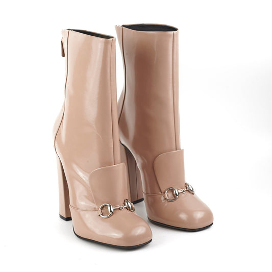 Luxury Gucci Trending 2025 Boots Beige Size 41