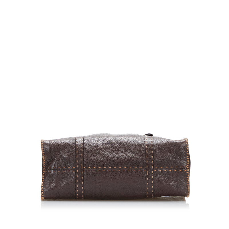 Luxury FendiLeather Shoulder Bag - '10s