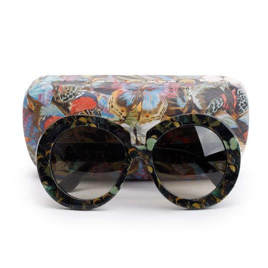 Valentino V707SB Camu Butterfly Sunglasses