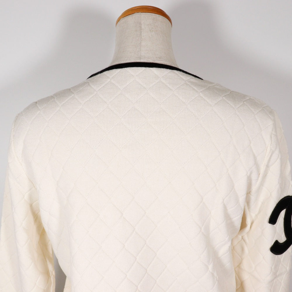 Chanel Cambon Line Sweater Rayon Cashmere