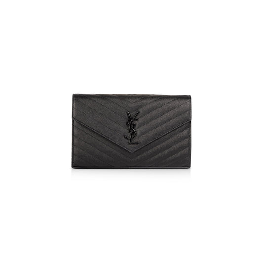 Yves Saint Laurent Envelope Chain Wallet