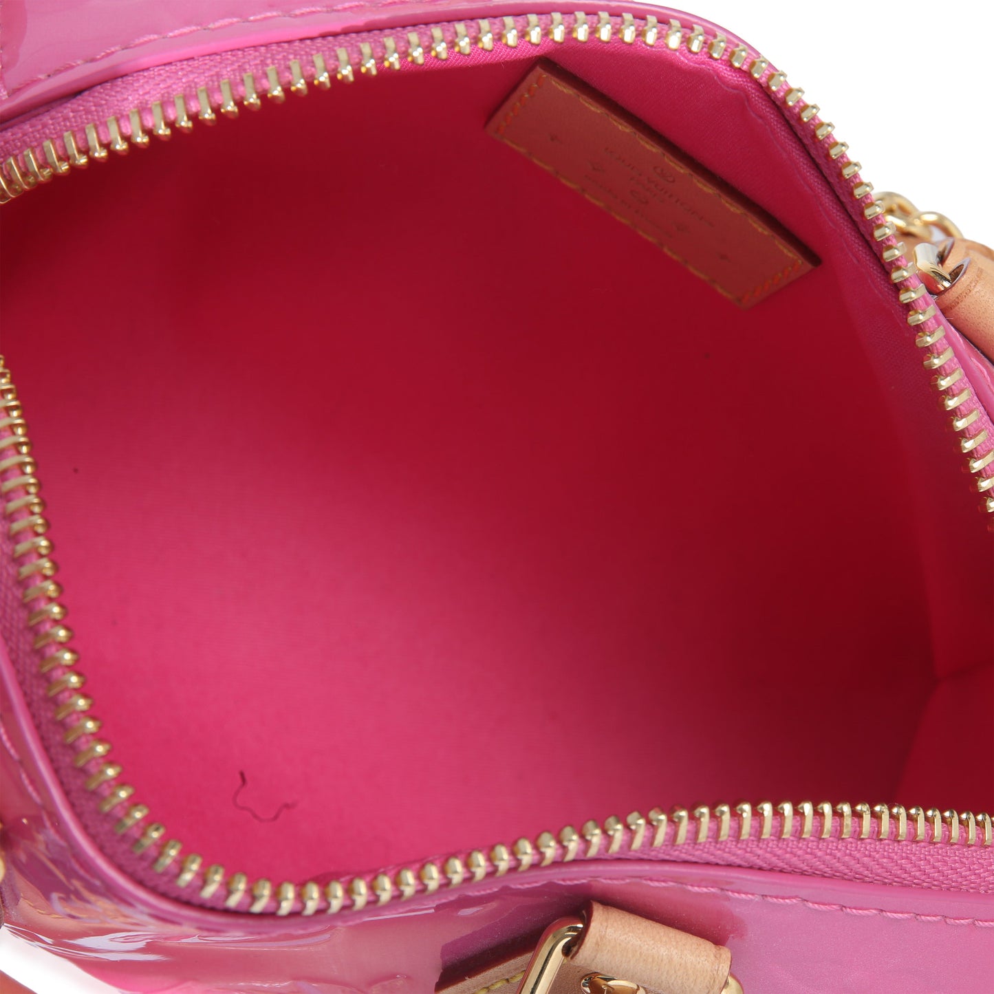 Louis Vuitton Louis Vuittion Valentine Pink Monogram Vernis Nano Speedy Bandouliere NM