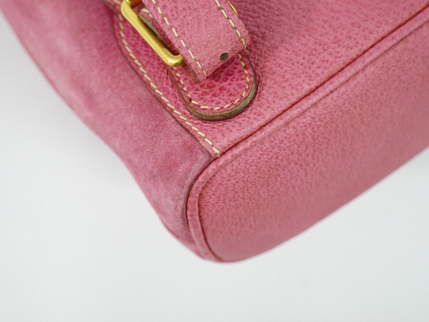 Gucci Bamboo Suede Handbag ()
