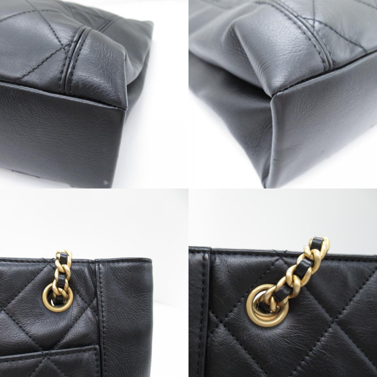 Chanel Sheldart Matrasse Sheldart Shoulder Bag Black Box