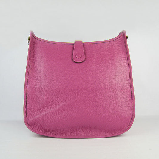 Luxury Hermes Evelyne I handbag H6309 peach silver
