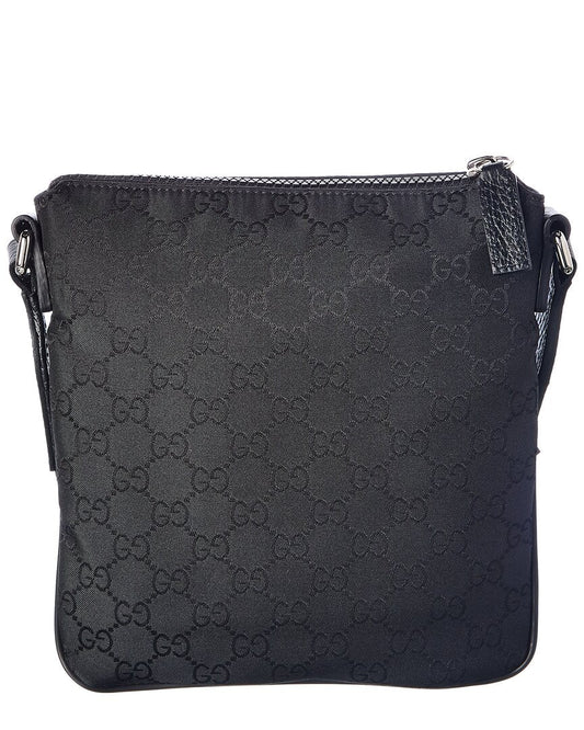 Luxury Gucci Trending 2025 Small GG Nylon Messenger Bag
