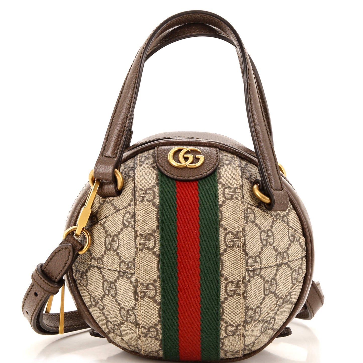 Luxury Gucci Trending 2025 Ophidia Basketball Bag GG Coated Canvas Mini