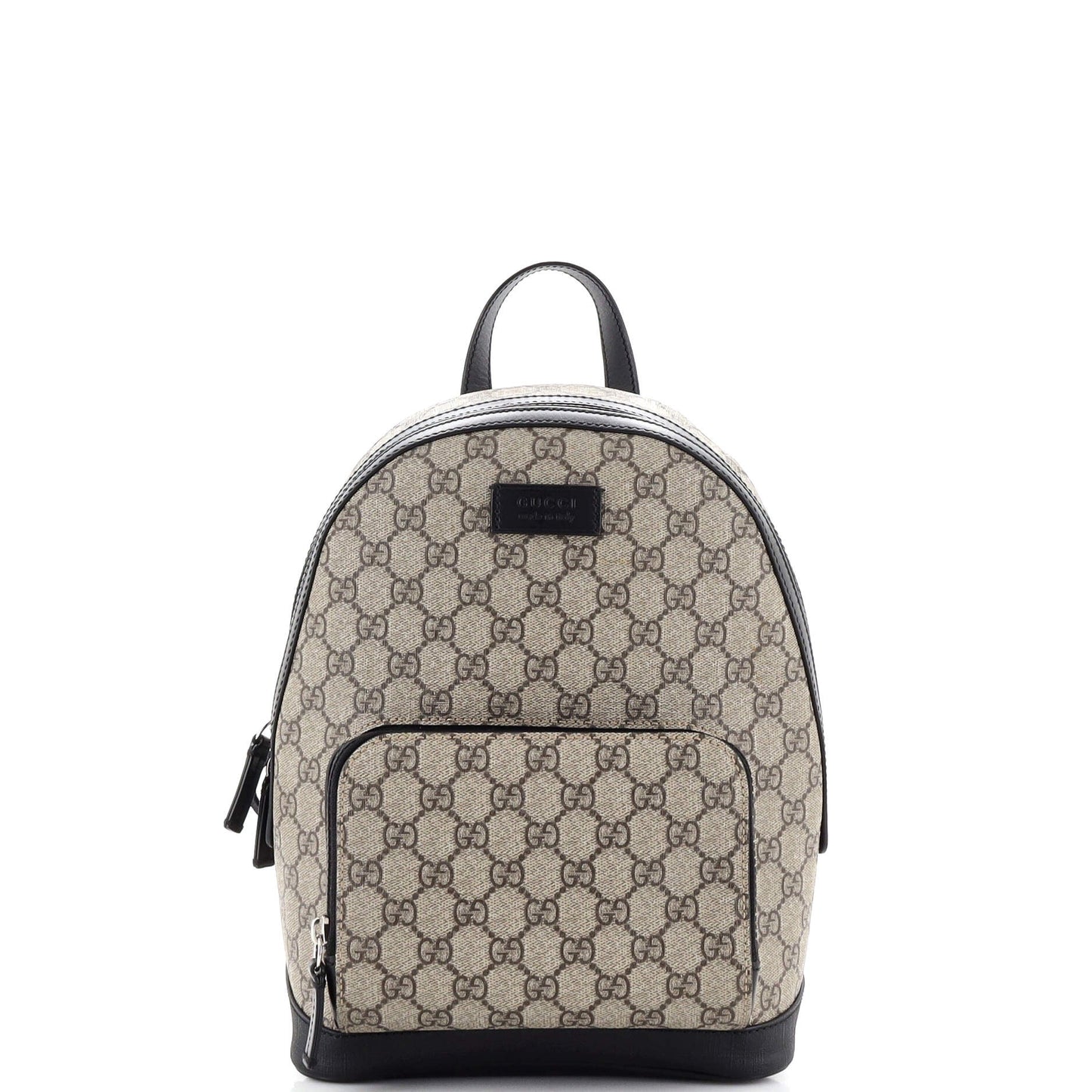 Luxury Gucci Trending 2025 Zip Pocket Backpack GG Coated Canvas Small