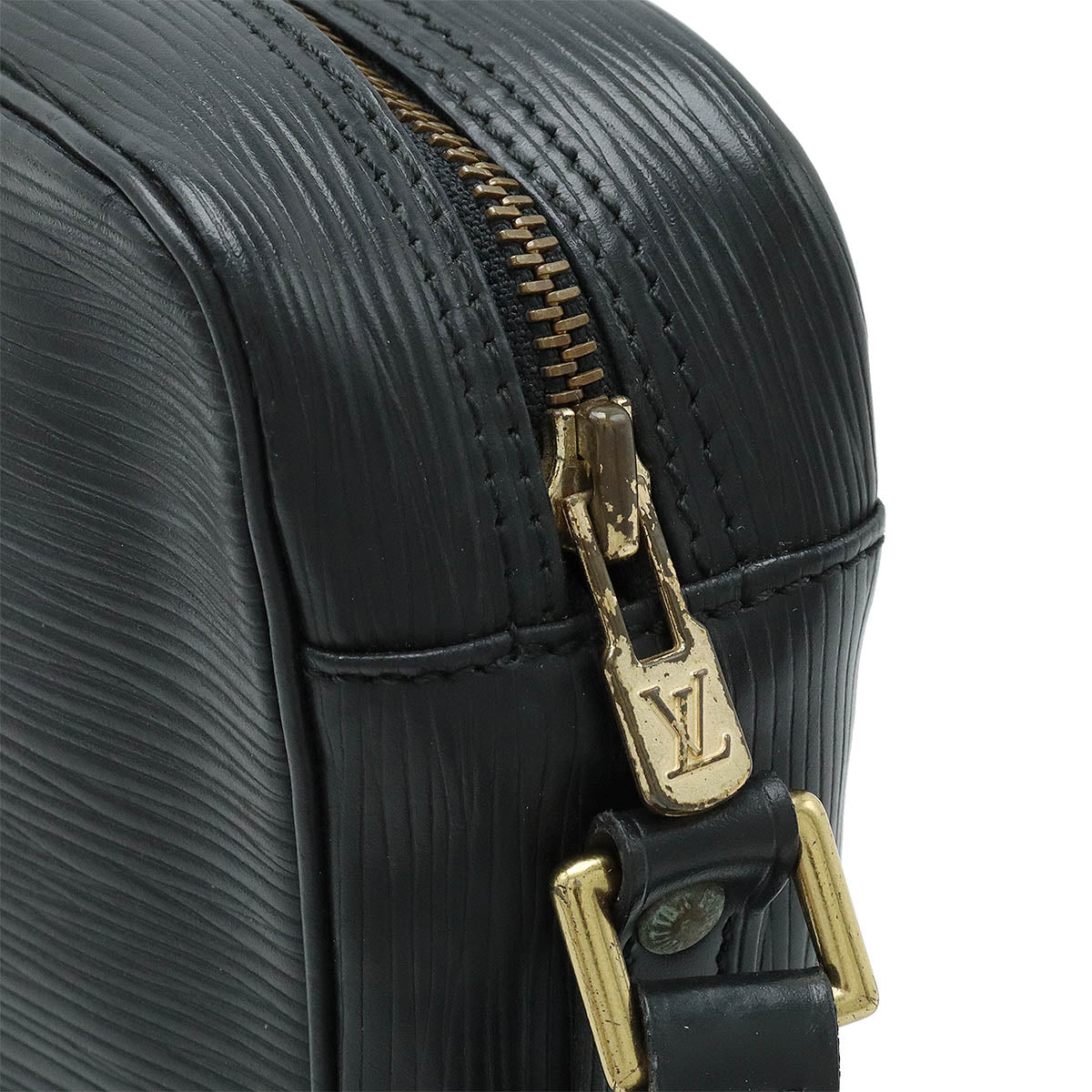 Louis Vuitton Louis Vuitton Epi Trocadero 24 Shoulder Bag Black Black Black Black Gold M52312 Blumin