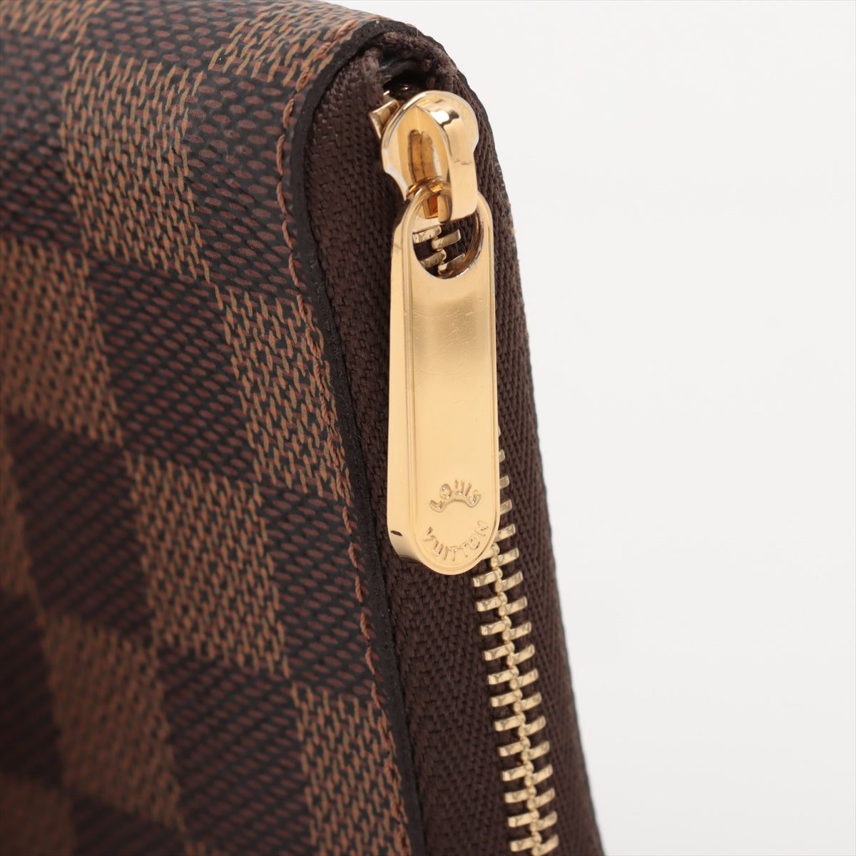 Louis Vuitton Damier Zippyr Coin Pearce N63070 Brown Coin Case