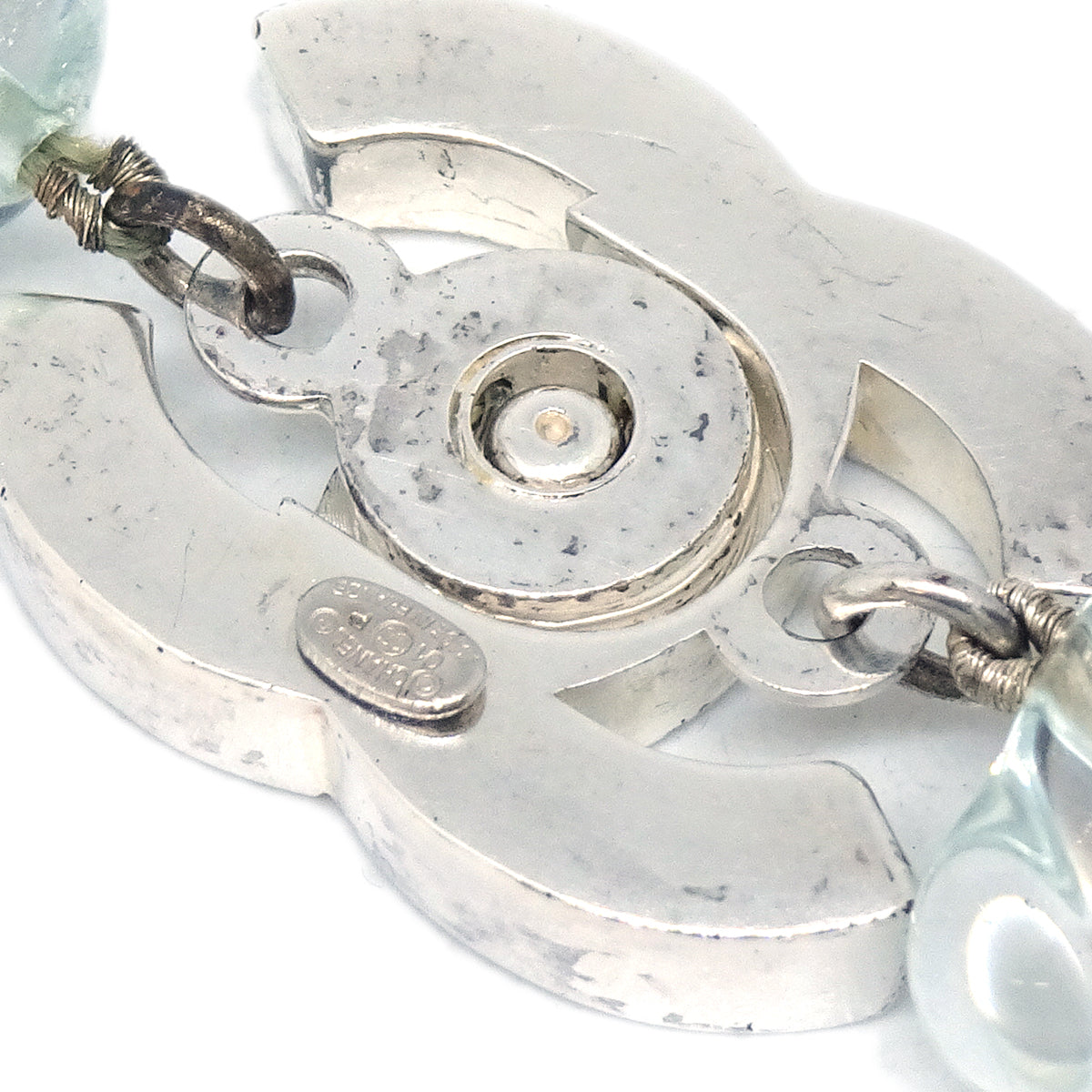 Chanel Pendant Necklace Clear 01P