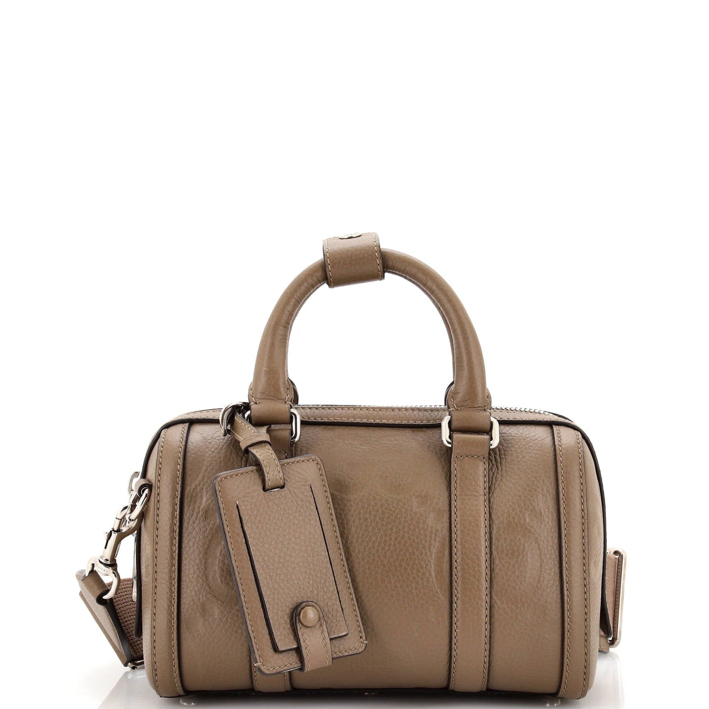 Luxury Gucci Trending 2025 Duffle Bag Jumbo GG Embossed Leather Mini