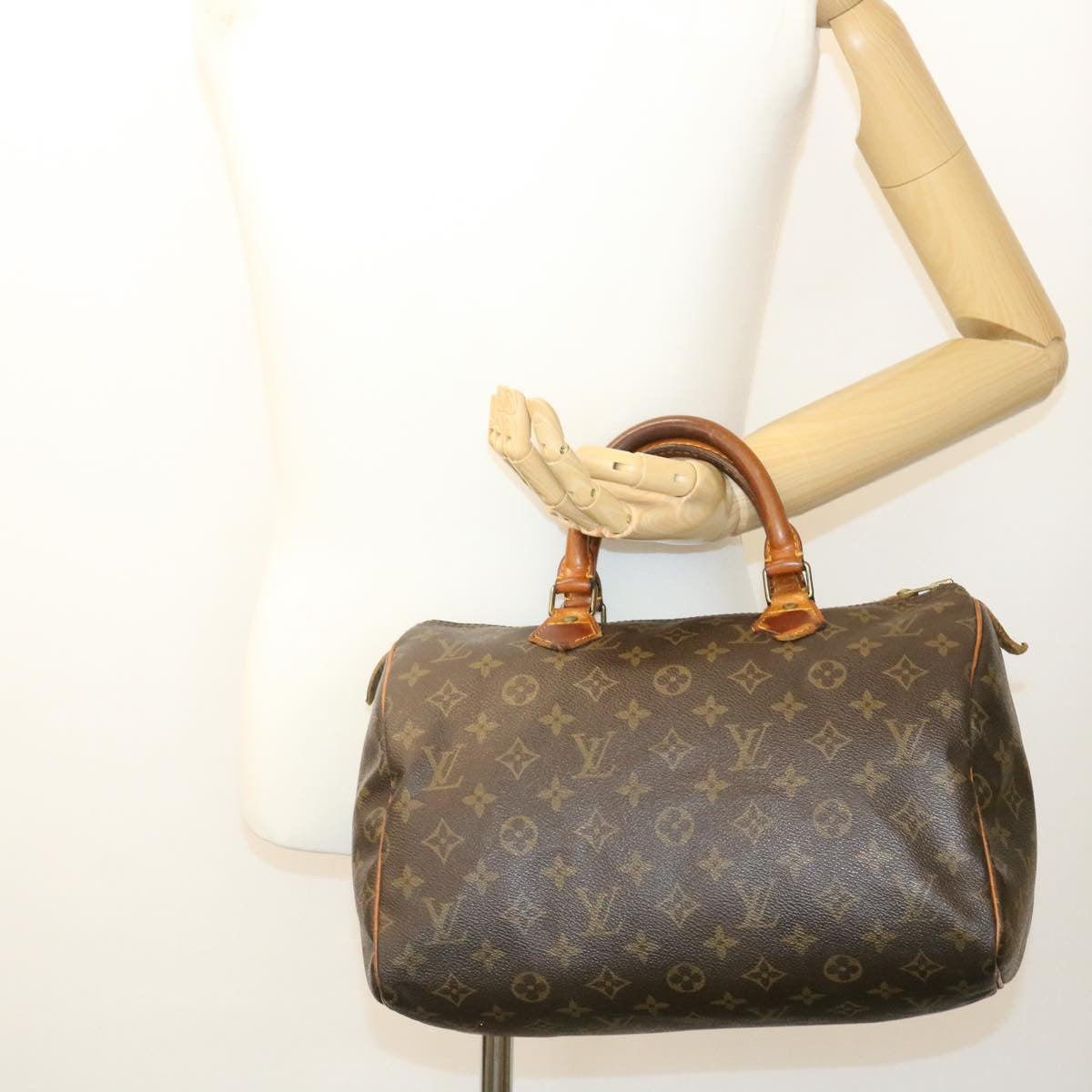 LOUIS VUITTON Monogram Speedy 30 Hand Bag M41526 LV ac139