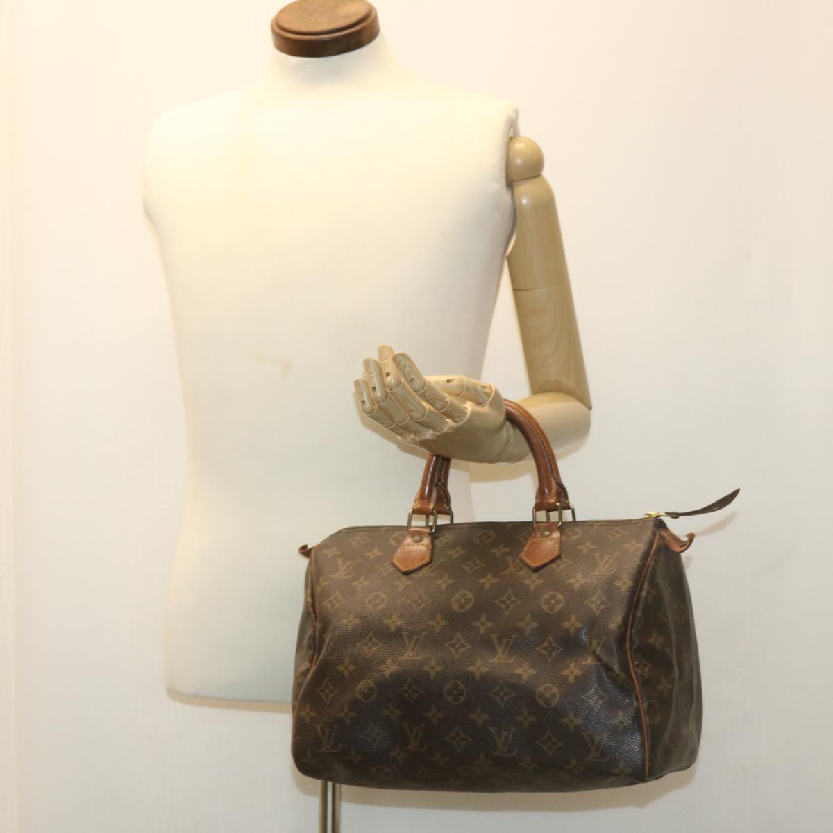 LOUIS VUITTON Monogram Speedy 30 Hand Bag M41526 LV ac1443