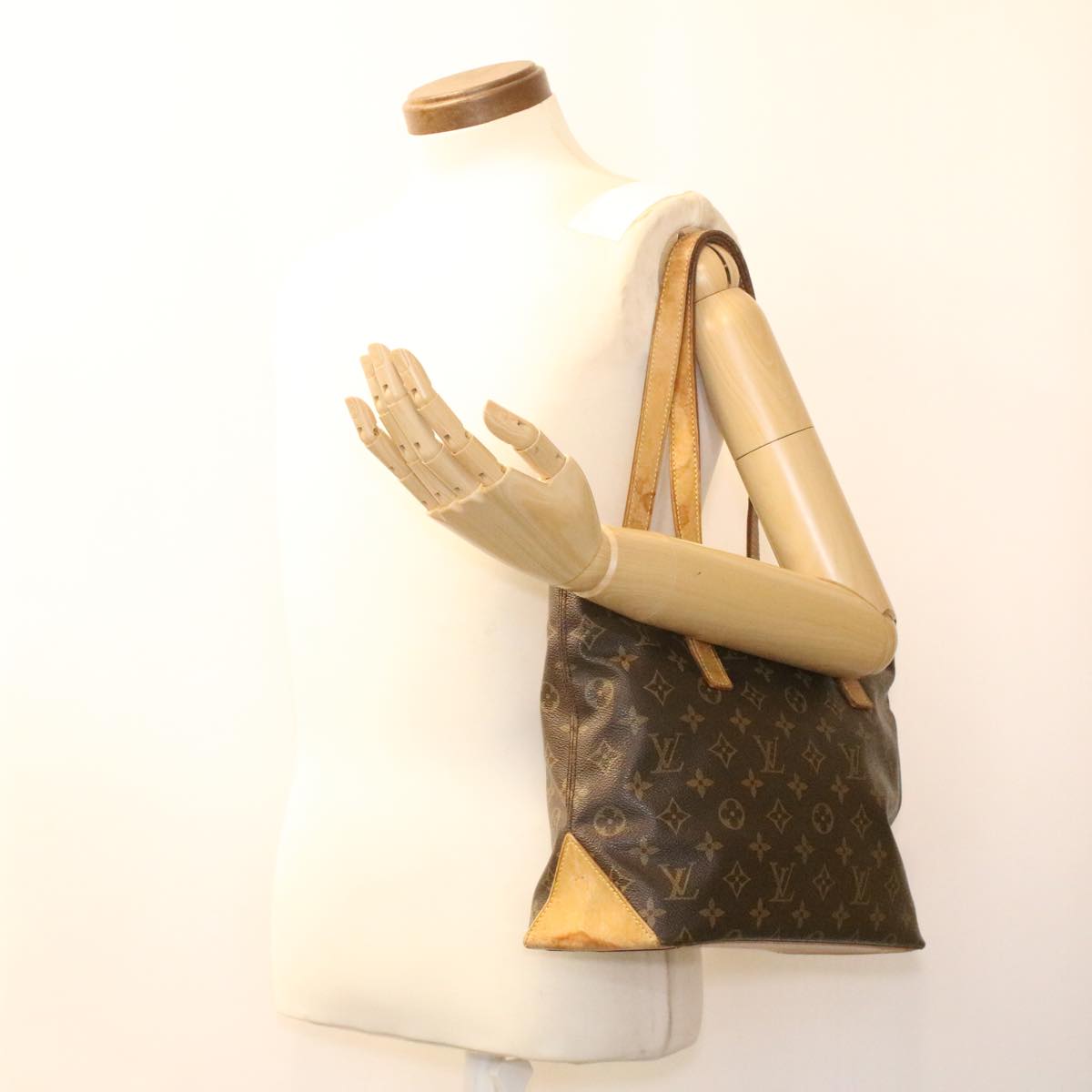 LOUIS VUITTON Monogram Cabas Piano Tote Bag M51148 LV ac1816
