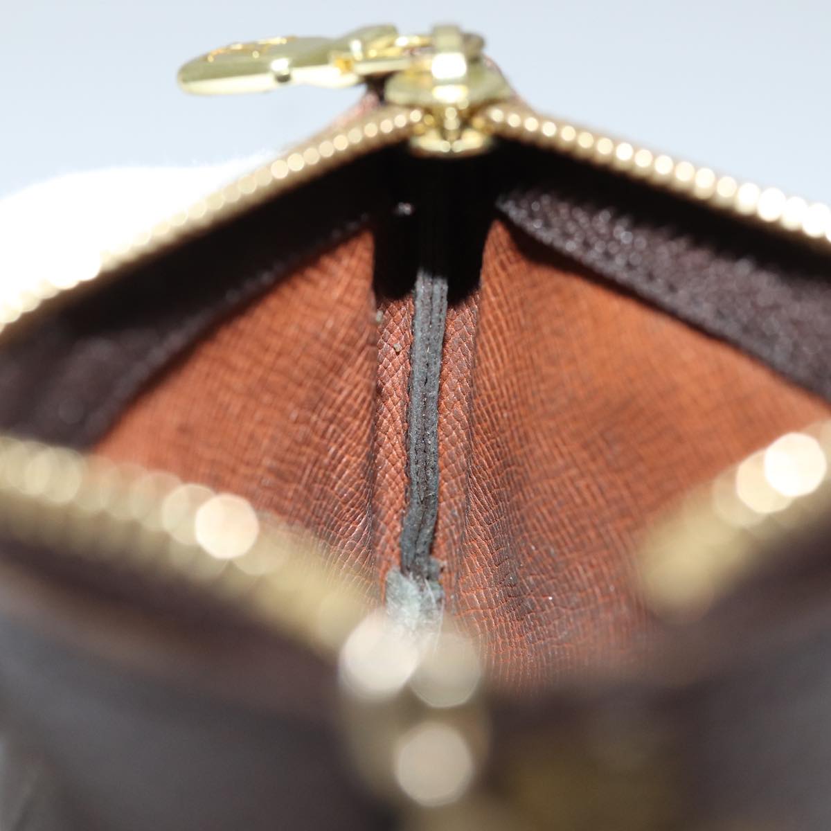 LOUIS VUITTON Monogram Pochette Cles Coin Purse M62650 LV ac2878