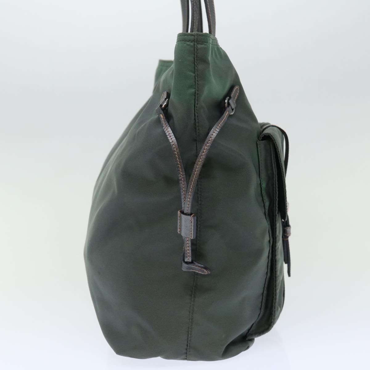 Luxury PradaTote Bag Nylon Khaki ac2934