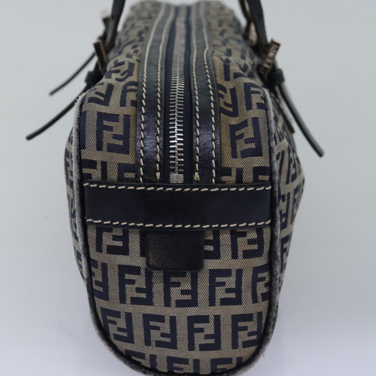 Luxury Fendi Zucchino Canvas Hand Bag Navyac3057