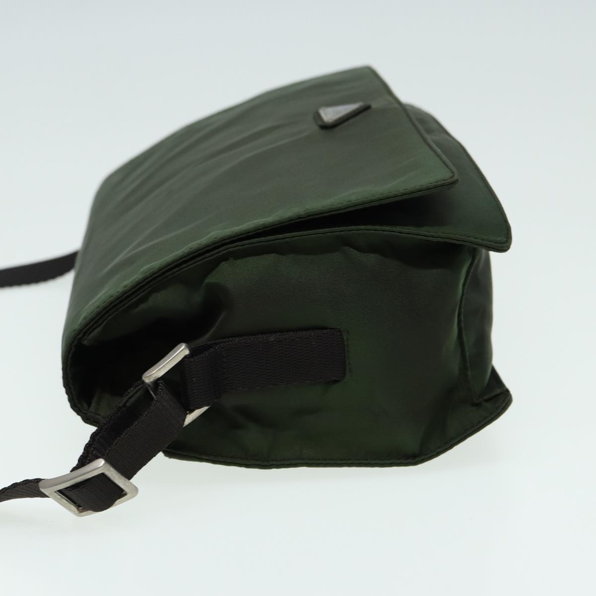 Luxury Prada Shoulder Bag Nylon Khaki ac3141