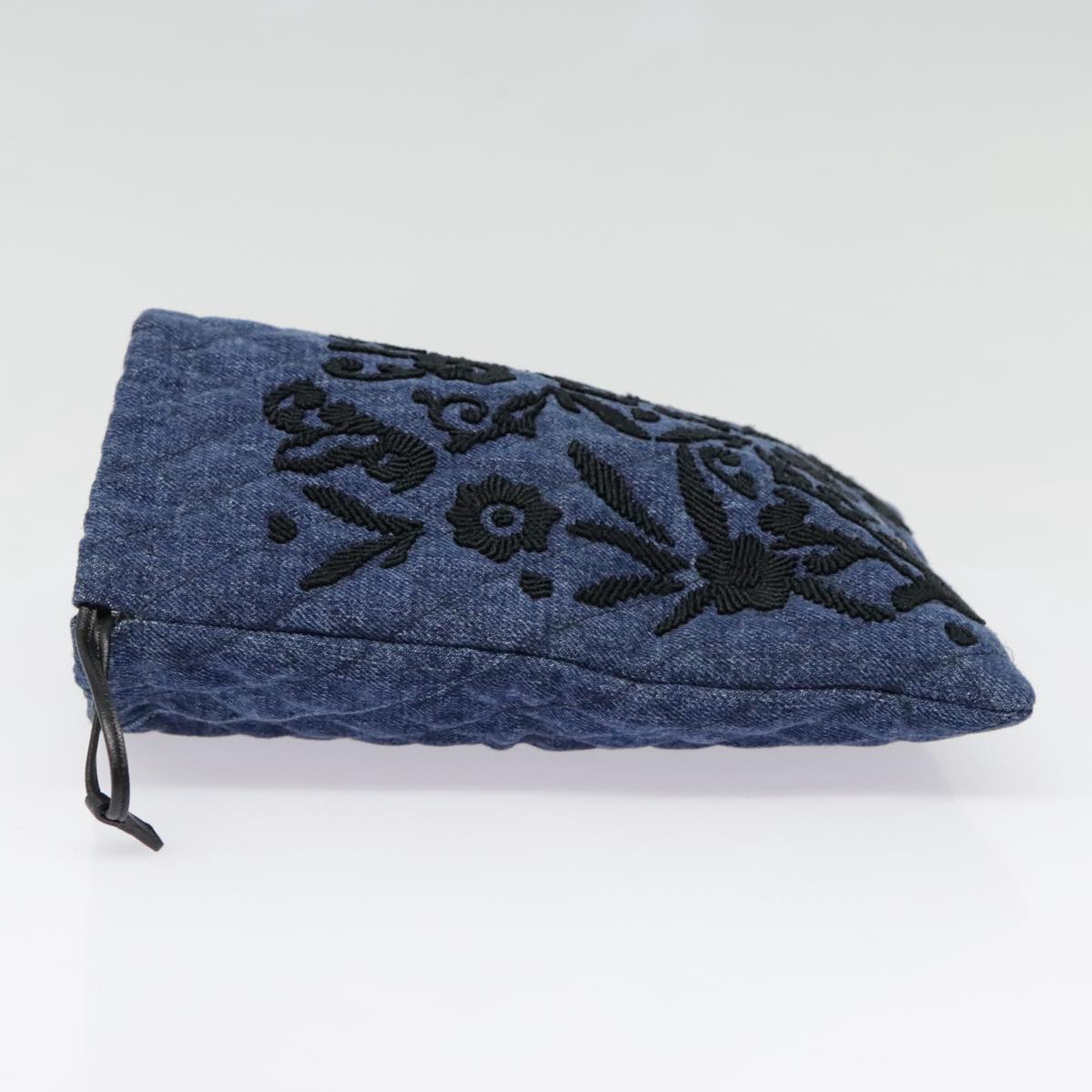 Luxury Prada Pouch Denim Navy ac3172