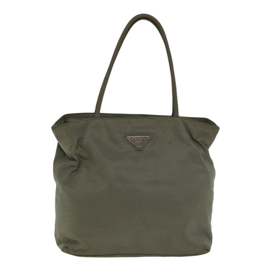Luxury Prada Tote Bag Nylon Beige ac3252