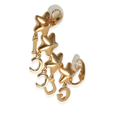 Luxury Gucci Trending 2025 Logo Ear Cuff Yellow Gold Plated, Single Earring