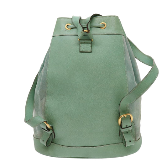 Luxury Gucci Trending 2025 Bamboo Backpack Suede Leather Light Blue