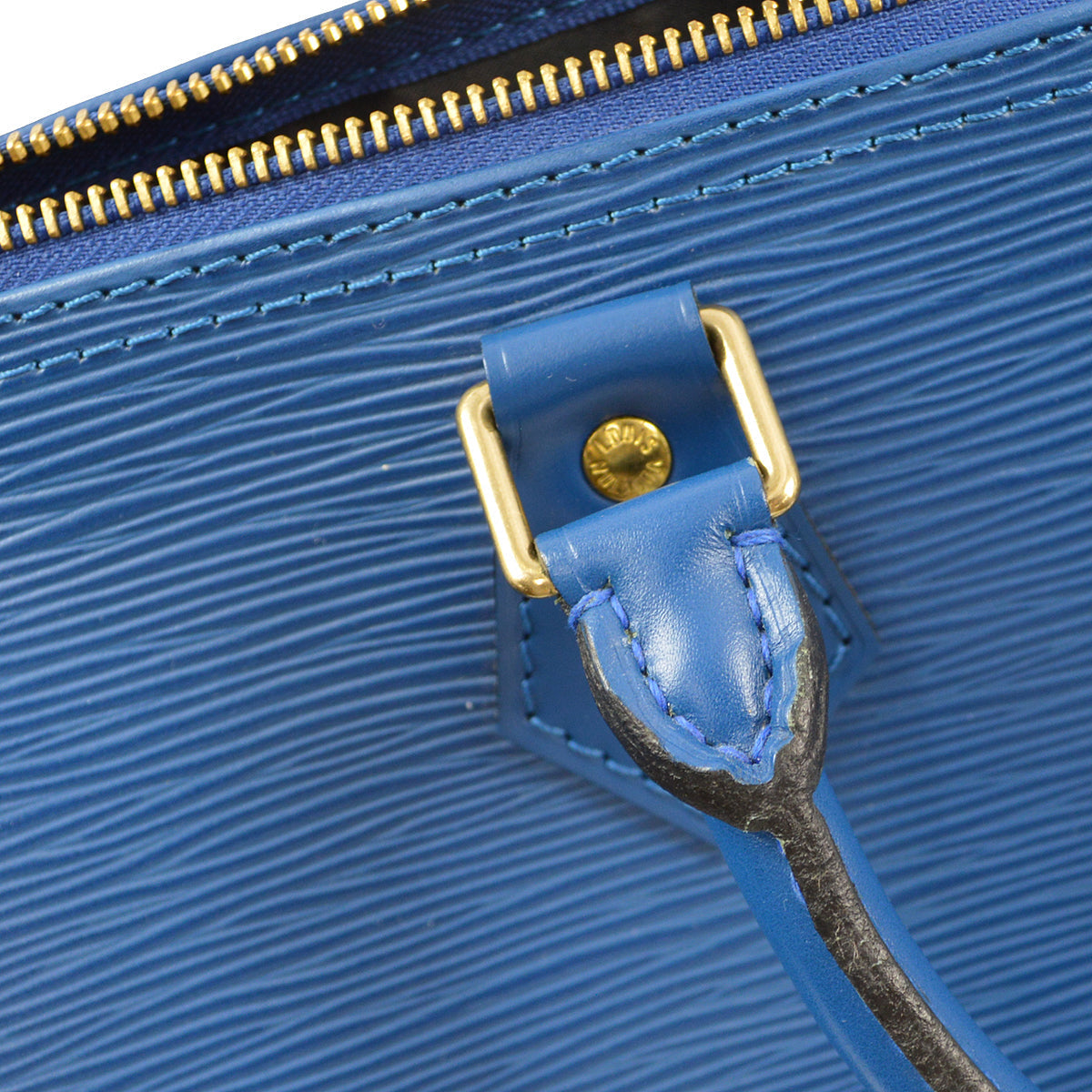 Louis Vuitton 1995 Blue Epi Speedy 30 Handbag M43005