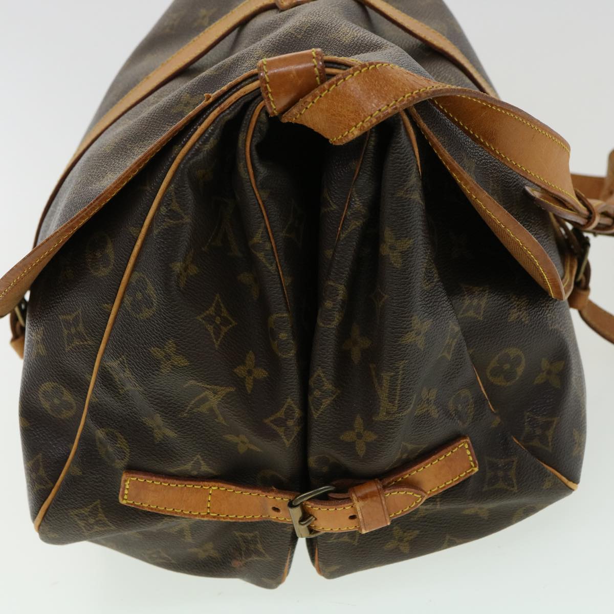 LOUIS VUITTON Monogram Saumur 35 Shoulder Bag M42254 LV am3305