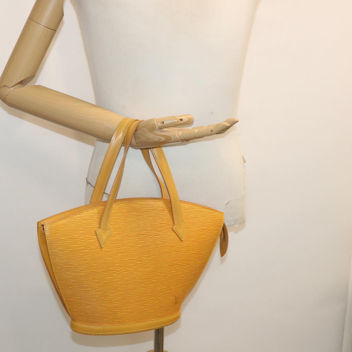 LOUIS VUITTON Epi Saint Jacques Hand Bag Yellow M52279 LV am3608