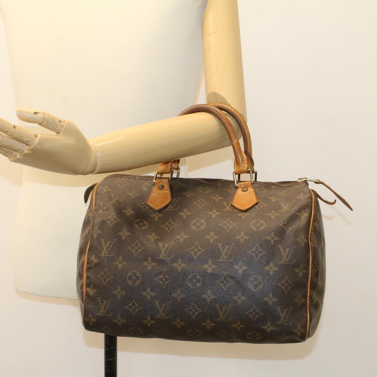 LOUIS VUITTON Monogram Speedy 30 Hand Bag M41526 LV am4594