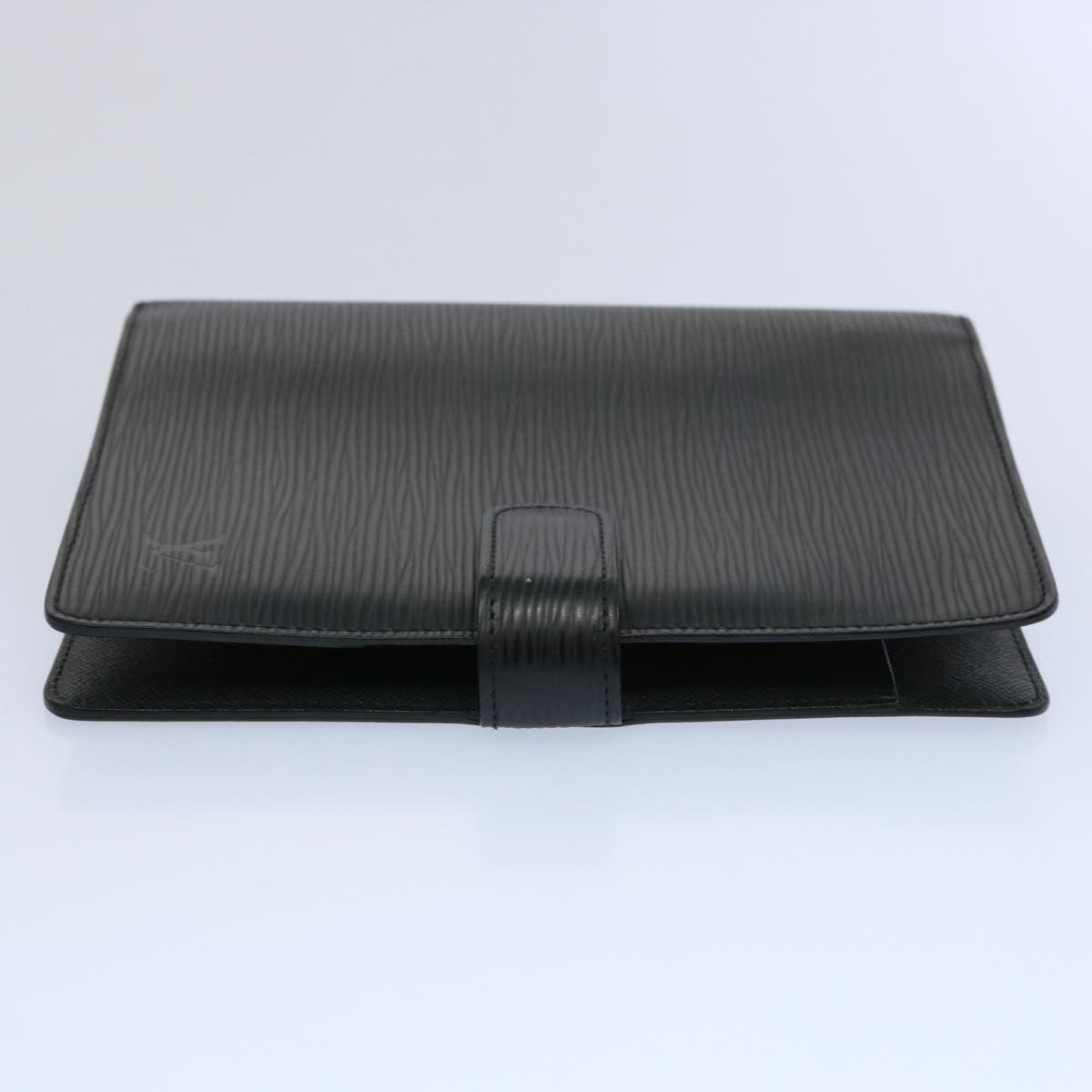 LOUIS VUITTON Epi Agenda MM Day Planner Cover Black R20042 LV am5499