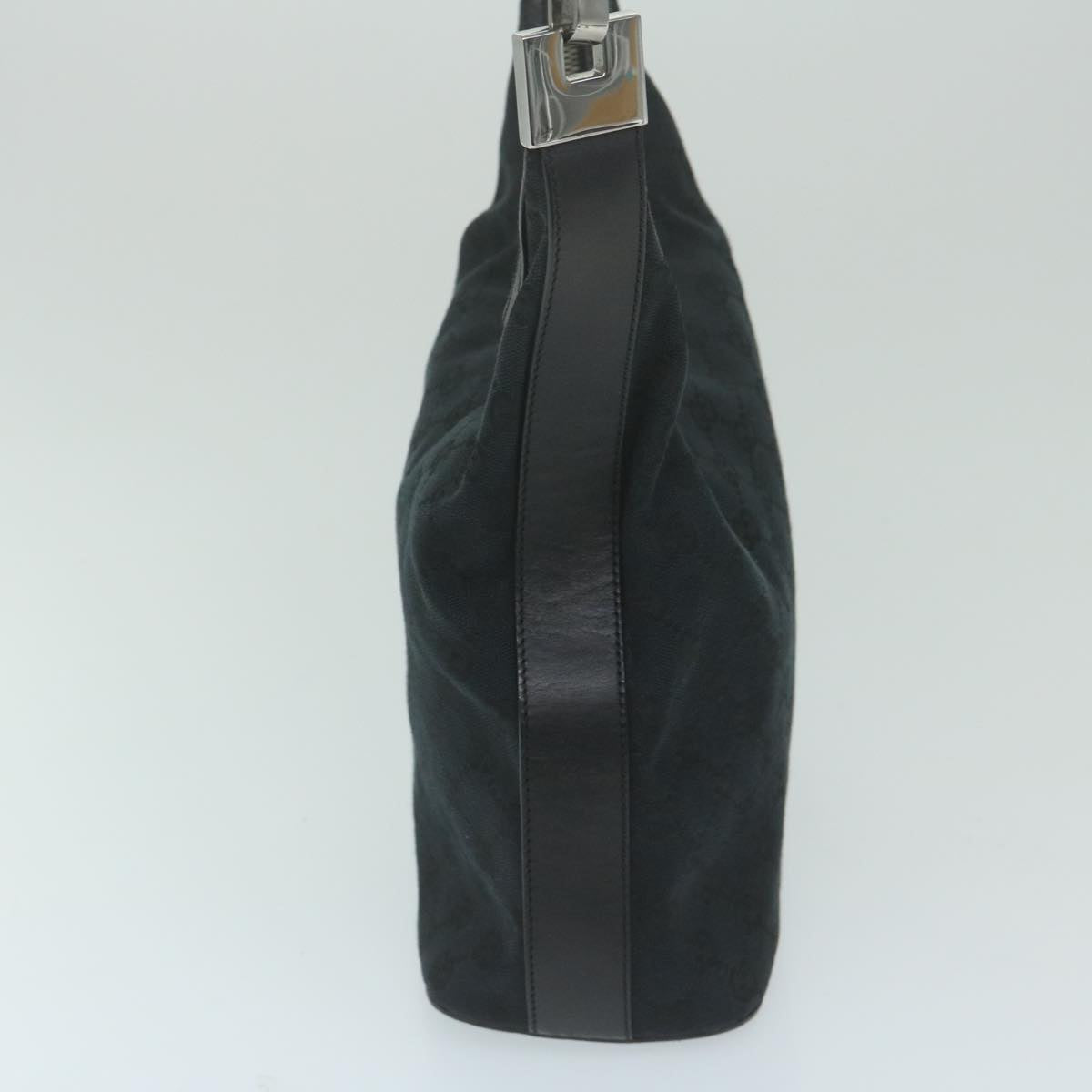 GUCCI GG Canvas Shoulder Bag Black 001 3814 am5588
