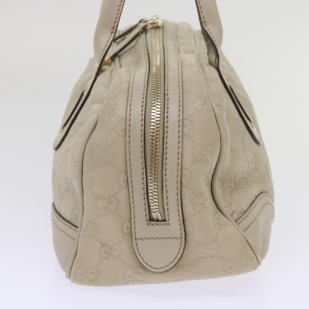 GUCCI GG Canvas Guccissima Pretty Shoulder Bag White 161720 am5672
