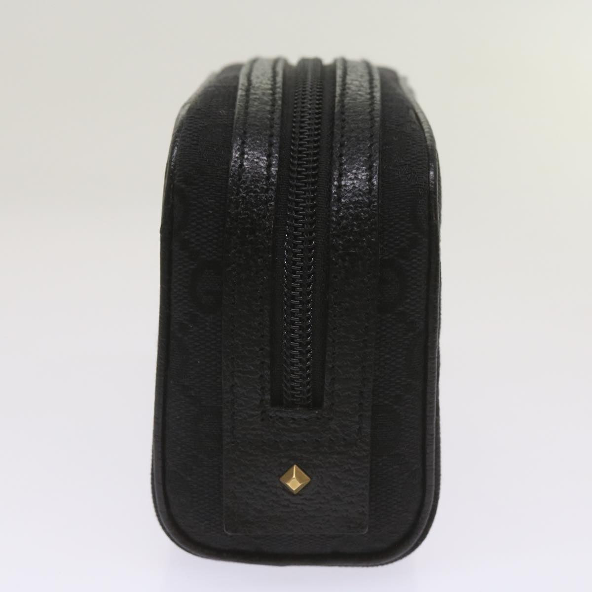 GUCCI GG Canvas Pouch Black 120978 am5822