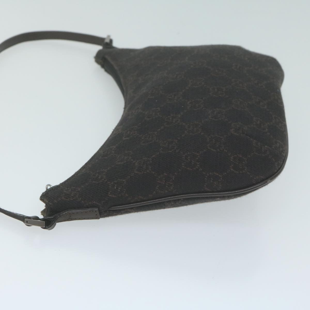 GUCCI GG Canvas Shoulder Bag Brown 32160 am5836