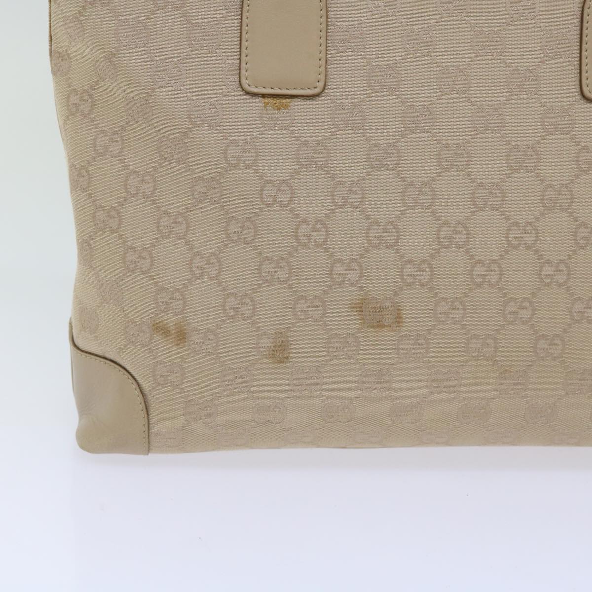 GUCCI GG Canvas Tote Bag Beige 33890 am5876