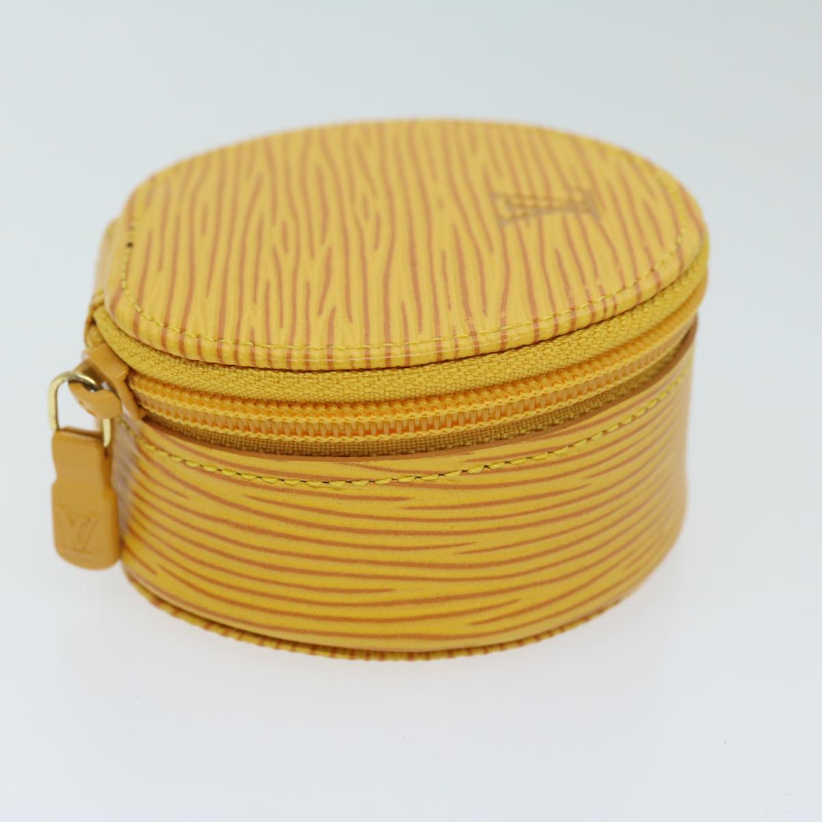 LOUIS VUITTON Epi Echran Bijoux 8 Jewelry Box Yellow M48229 LV am6002