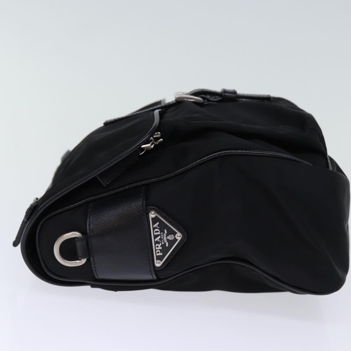 Luxury PradaShoulder Bag Nylon Leather Black am6182