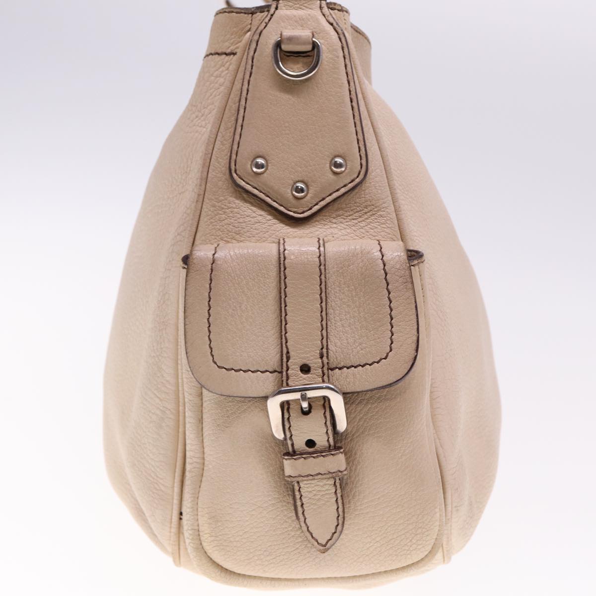 Luxury PradaShoulder Bag Leather Beige am6349